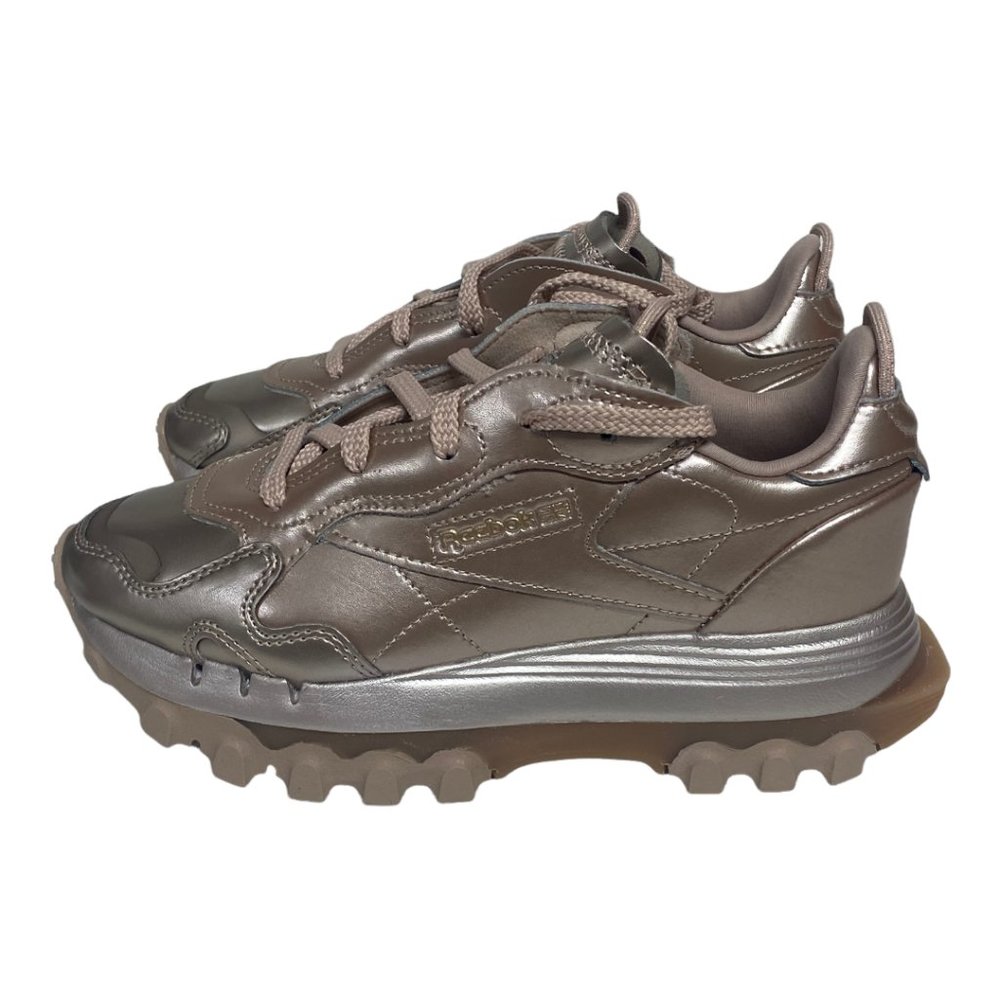 REEBOX Women's Cardi B Classic Leather Rose Gold Sneaker Shoe Size 6.5/7/7.5/8 - Picture 3 of 6